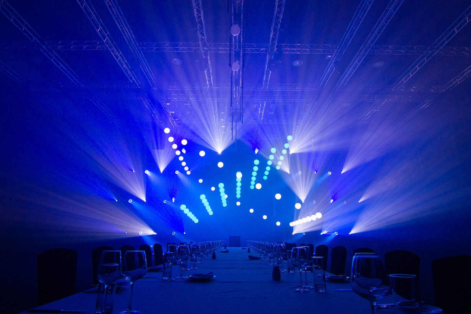 Exclusive hire stock at a Litepix event