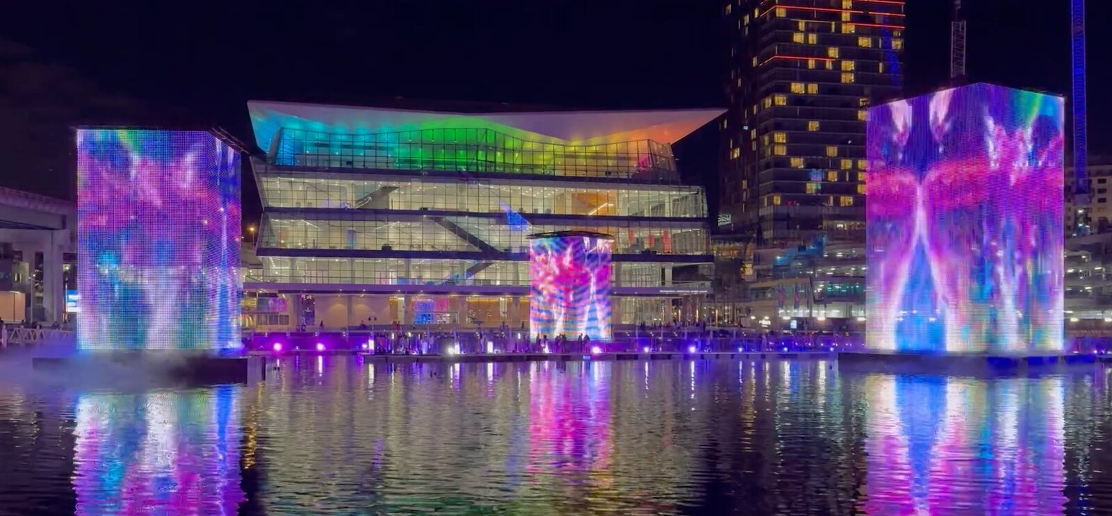 LED Mesh display